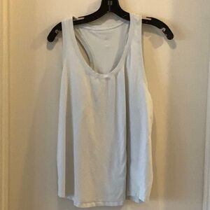 Lululemon Athletica White Relaxed Sleeveless Tank Top